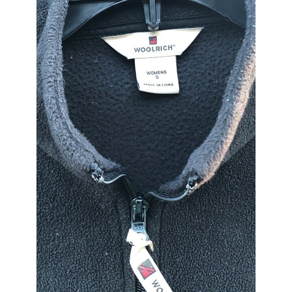 Woolrich Micro Fleece Jacket Full Zip Soft Lightweight Basic Wardrobe Womens S - Picture 4 of 8
